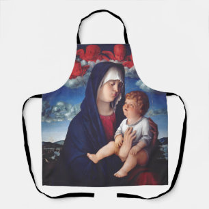 Jungfrau Maria und Kind Klassische Religiöse Kunst Schürze