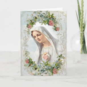 Jungfrau Maria Unsere Liebe Frau von Fatima religi Karte