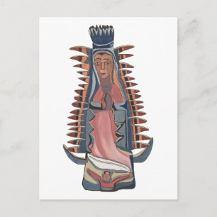 Jungfrau Maria Unsere Liebe Frau von Guadalupe Mal Postkarte