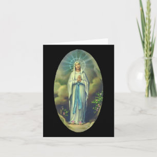 Jungfrau Maria von Lourdes, unser christliches Ges Karte