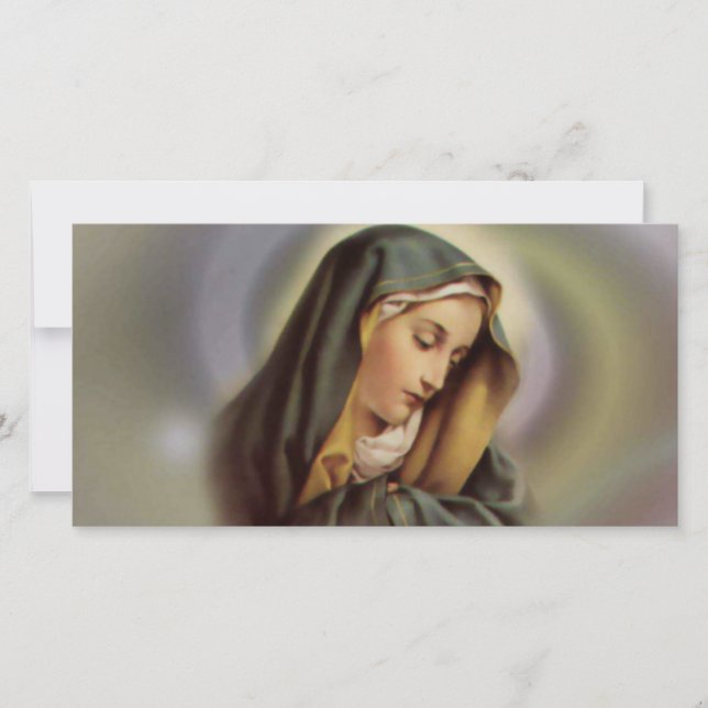 Jungfrau Mary 2 Fotokarte (Vorderseite)