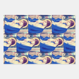 Jungfrau Mary and Child von Marianne Stokes Geschenkpapier Set
