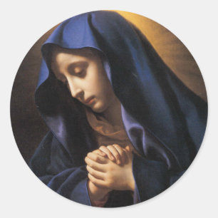 Jungfrau Mary Aufkleber