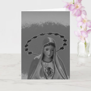 Jungfrau Mary Christlich Card Karte