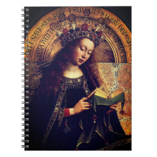 Jungfrau Mary - Gent Altarpiece von Jan van Eyck Notizblock