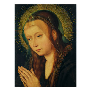 Jungfrau Mary im Gebet Poster