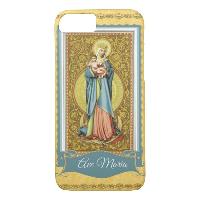 Jungfrau Mary Jesus Image auf iPhone 7 Fall Case-Mate iPhone Hülle (Rückseite)