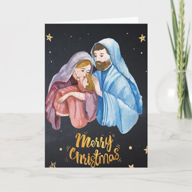 Jungfrau Mary Jesus Krippe Weihnachten (Vorderseite)