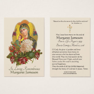 Jungfrau Mary Katholic Beerdigung Gebet Heilige Ka