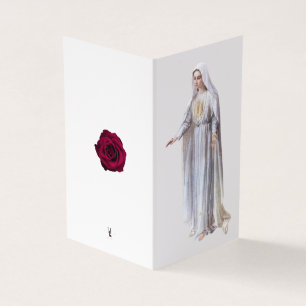 Jungfrau Mary Katholic Condolence Danke, Karten