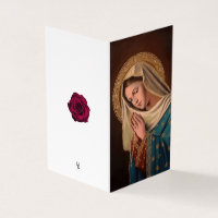Jungfrau Mary Katholic Condolence Danke, Karten