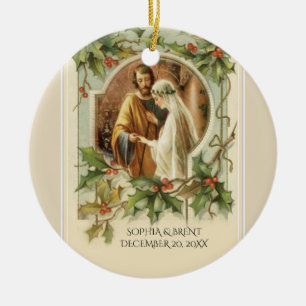 Jungfrau Mary Katholic Keramik Ornament