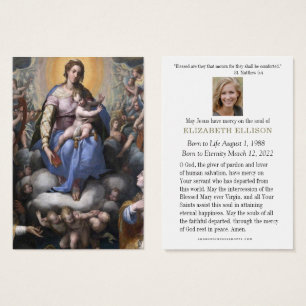 Jungfrau Mary Katholic Saints Angels Beerdigung Ge