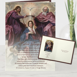 Jungfrau Mary Katholic Salve Regina Karte