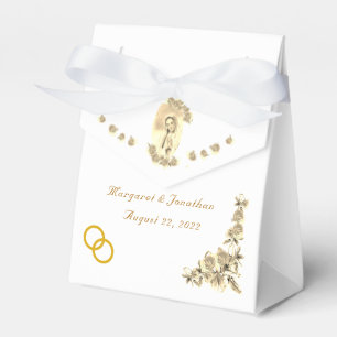 Jungfrau Mary Katholic Sepia Wedding Geschenkschachtel