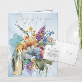 Jungfrau MARY Memorare Gebet Karte