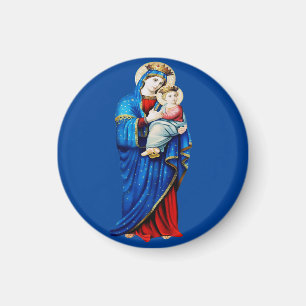 Jungfrau Mary mit dem Baby Jesus Magnet