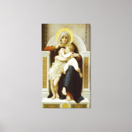 Jungfrau Mary mit Jesus & St. John the Baptist Leinwanddruck