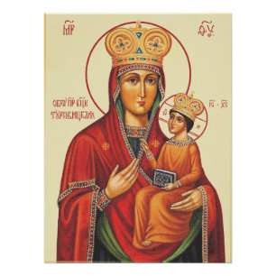 Jungfrau Mary mit Kind Jesus Poster