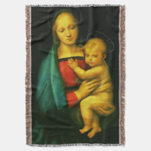 Jungfrau Mary Our Ladonna del Granduca Throw Bl Decke