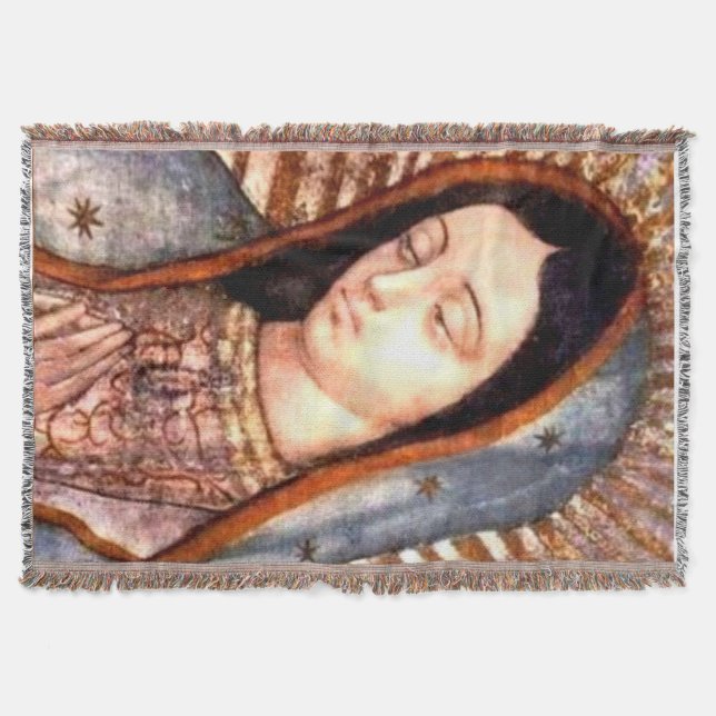 Jungfrau Mary Our Lady of Guadalupe Blanket Decke (Vorderseite)