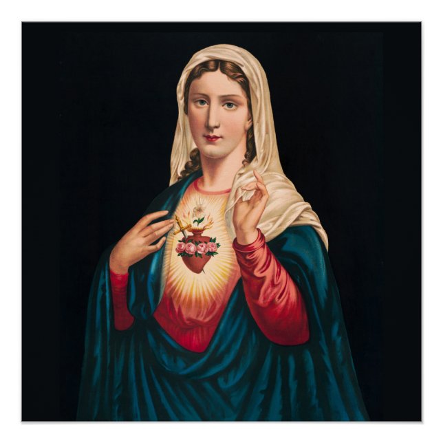 Jungfrau Mary Poster (Vorderseite)