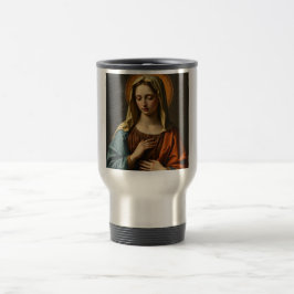 Jungfrau Mary Renaissance Style Travel Mug Reisebecher