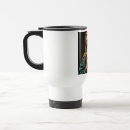 Jungfrau Mary Renaissance Style Travel Mug Reisebecher