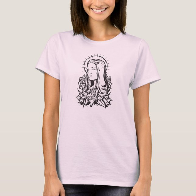 Jungfrau Mary T-Shirt (Vorderseite)
