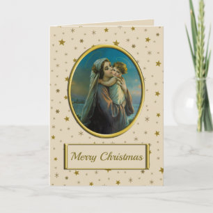 Jungfrau Mary und Baby Jesus zu Weihnachten