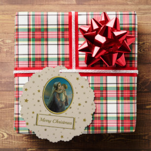 Jungfrau Mary und Baby Jesus zu Weihnachten Ornament Karte