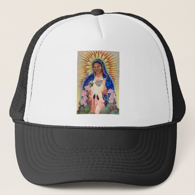 Jungfrau Mary - unsere Dame Of Guadalupe Truckerkappe (Vorderseite)