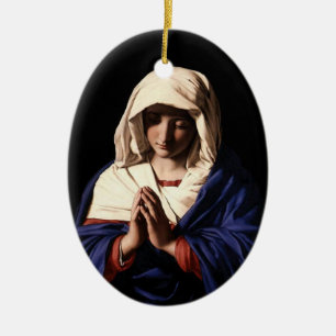 Jungfrau-Mary-Verzierung Keramikornament