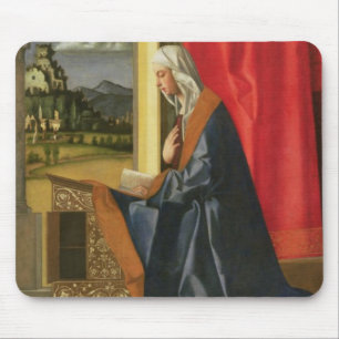 Jungfrau Mary, vom Ankündigung Diptych (Öl an Mousepad