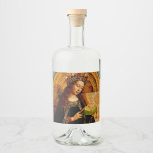 Jungfrau Mary von Jan van Eyck Alkoholflaschenetikett