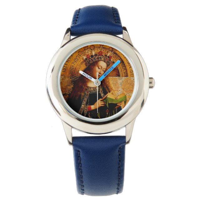 Jungfrau Mary von Jan van Eyck Armbanduhr (Vorderseite)
