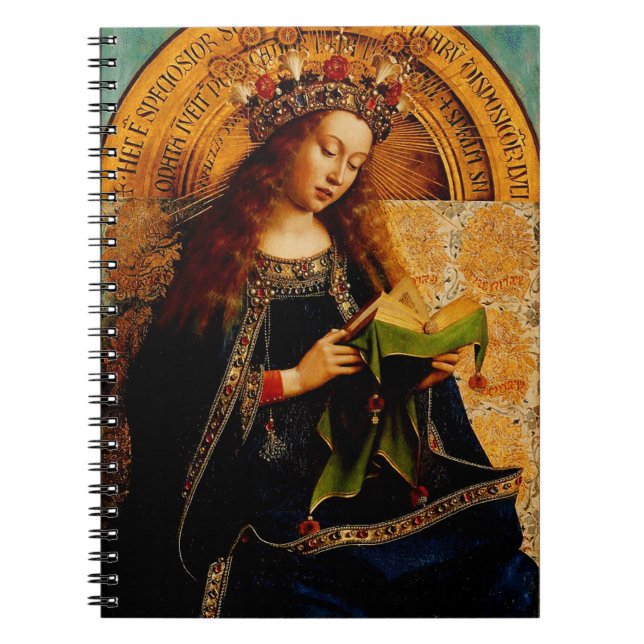 Jungfrau Mary von Jan van Eyck Notizblock (Vorderseite)