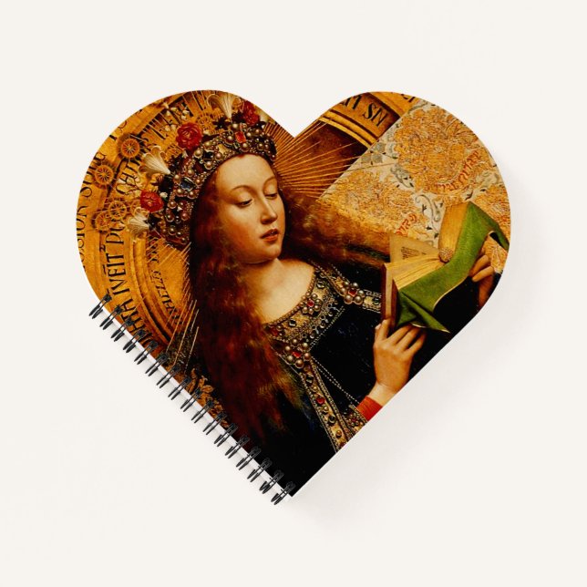 Jungfrau Mary von Jan van Eyck Notizbuch (Vorderseite)
