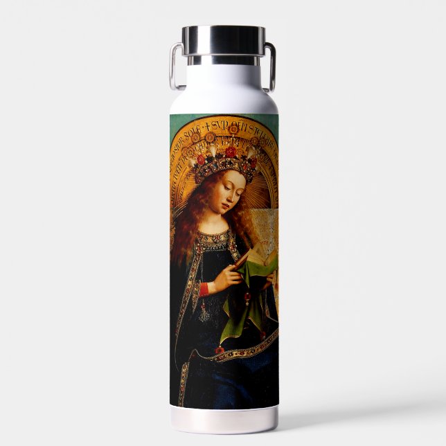 Jungfrau Mary von Jan van Eyck Trinkflasche (Vorne)