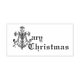 Jungfrau Mary Weihnachten Religiös-Katholik Gummistempel