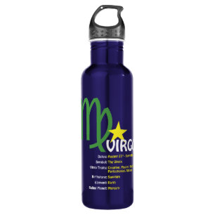 Jungfrau-Merkmal-Wasser-Flasche Edelstahlflasche