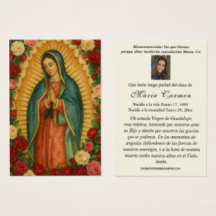 Jungfrau Mexiko Guadalupe Spanisches Totenfürbitte