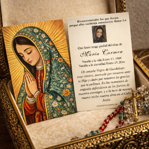 Jungfrau Mexiko Guadalupe Spanisches Totenfürbitte