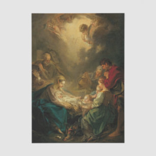 Jungfrau mit dem schlafenden Christus von Boucher Seidenpapier