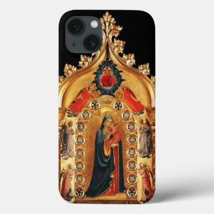 Jungfrau MIT KINDERN UND ANGELN GOLD SACRED ART IC title_seo2
