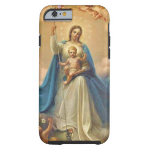 Jungfrau-Mutter-Mary-Baby-Jesus-Engel Tough iPhone 6 Hülle