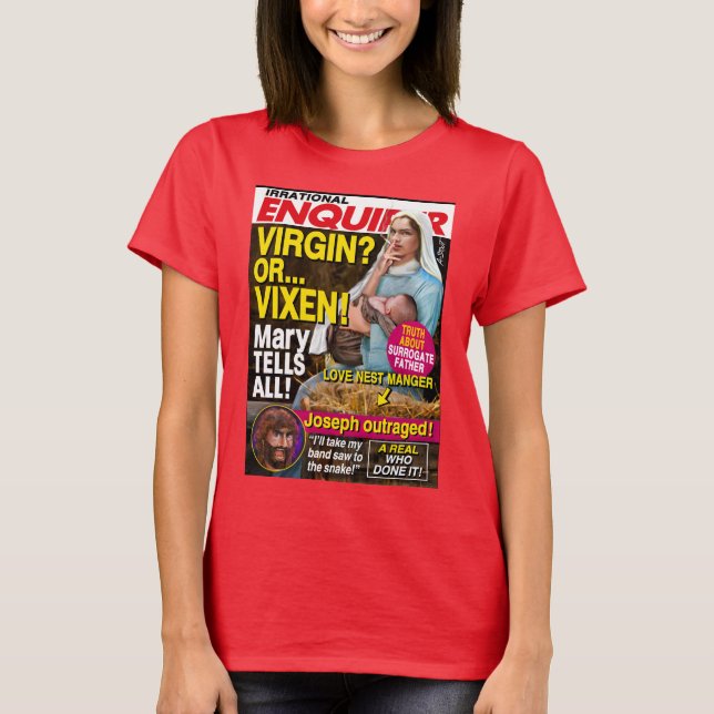 JUNGFRAU ODER VIXEN? - T-Shirt (Vorderseite)