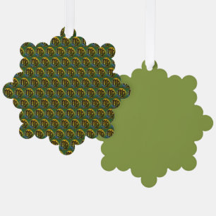 Jungfrau Ornament Karte