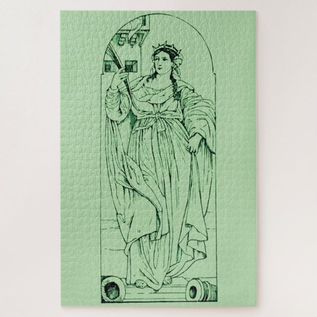 Jungfrau Saint Barbara und Märtyrer (Vertikal)