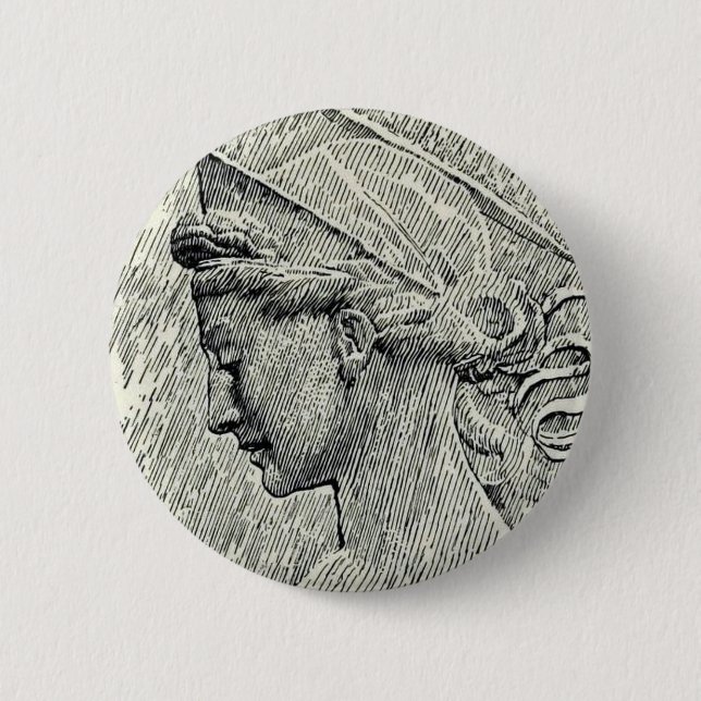 Jungfrau Saint Cecilia und Märtyrer Button (Vorderseite)